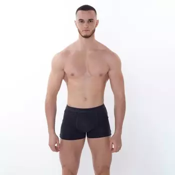 Трусы боксеры мужские, цвет серый, размер 46-48