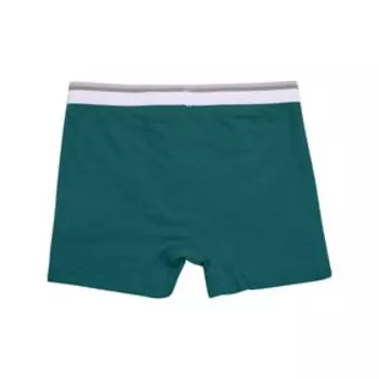 Трусы-боксеры, рост 134-140 см, цвет зеленый