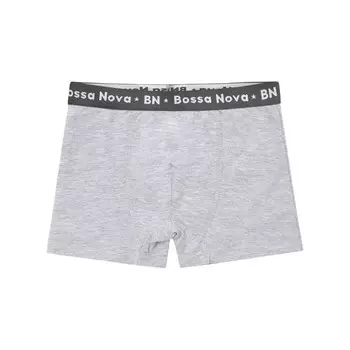 Трусы-боксеры, рост 146-152 см, цвет серый меланж