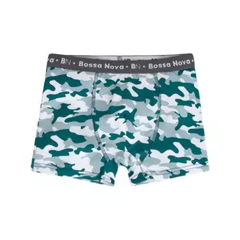 Трусы-боксеры, рост 98-104 см, цвет зелёный