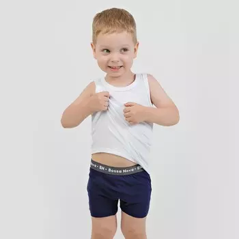 Трусы-боксеры, рост 98-104 см, цвет синий