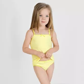 Трусы для девочек Basic, рост 86-92 см, цвет жёлтый