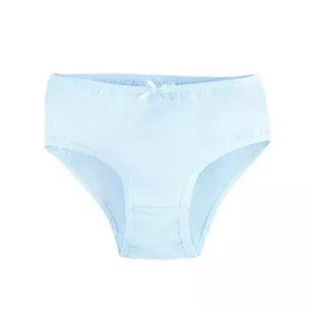 Трусы для девочек Basic, рост 98-104 см,цвет голубой