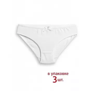 Трусы для девочек, рост 140 см, цвет белый