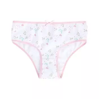 Трусы для девочек, рост 146-152 см, цвет белый