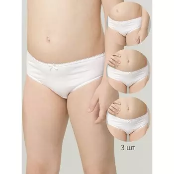 Трусы для девочек, рост 98 см, цвет белый