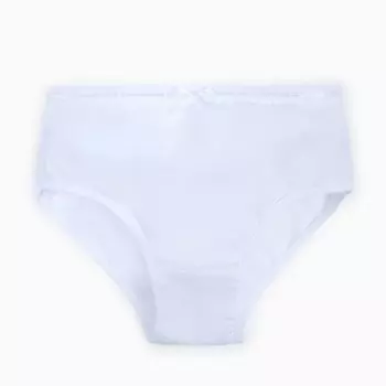 Трусы для девочки, цвет белый, рост 140-146см