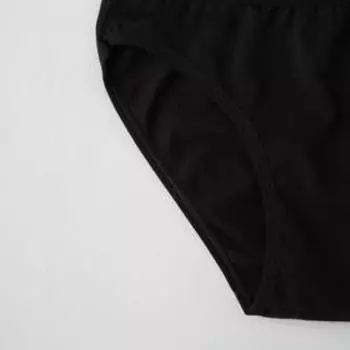 Трусы для девочки, цвет чёрный, рост 134-140 см