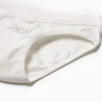 Трусы для девочки, цвет кремовый, рост 110-116 см