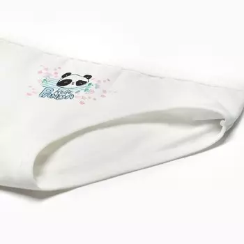 Трусы для девочки, цвет молочный, рост 110-122 см