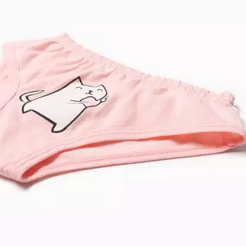 Трусы для девочки, цвет персиковый, рост 116 см