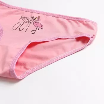 Трусы для девочки, цвет розовый/фламинго рост 122-128 см