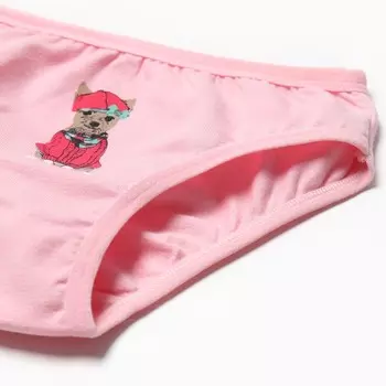 Трусы для девочки, цвет розовый, рост 122-128 см