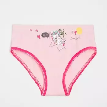 Трусы для девочки , цвет розовый, рост 140 см
