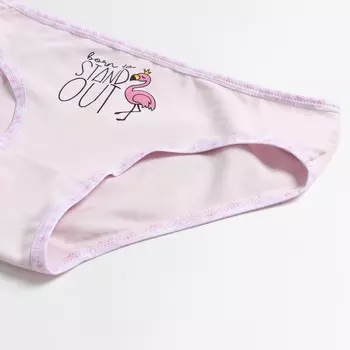 Трусы для девочки, цвет сиреневый/фламинго рост 128-140 см