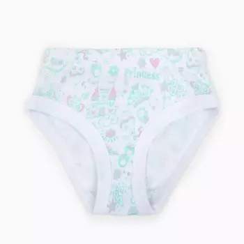 Трусы для девочки, рост 122-128 см, цвет белый