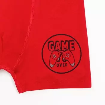 Трусы для мальчика (боксеры), цвет красный, рост 146 см