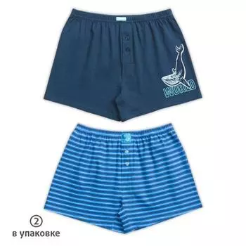Трусы для мальчиков, рост 134 см, цвет тёмно-синий, синий