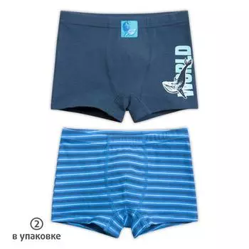 Трусы для мальчиков, рост 86 см, цвет тёмно-синий, синий
