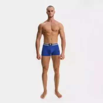 Трусы мужские боксеры, цвет электрик, размер 52