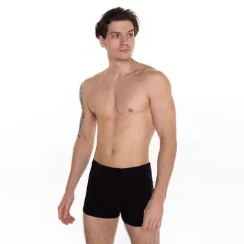 Трусы мужские боксеры, цвет чёрный, размер 50