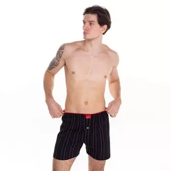 Трусы мужские боксеры, цвет чёрный, размер 56 (XXL)