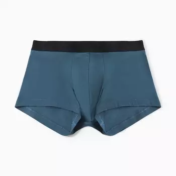 Трусы мужские боксеры, цвет морская волна, р-р 50 (L)