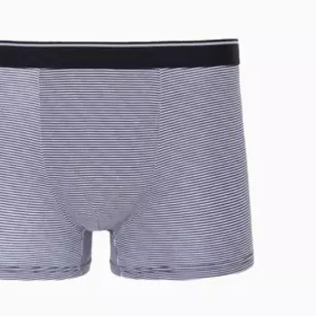 Трусы мужские боксеры, цвет серый/белый, размер 54