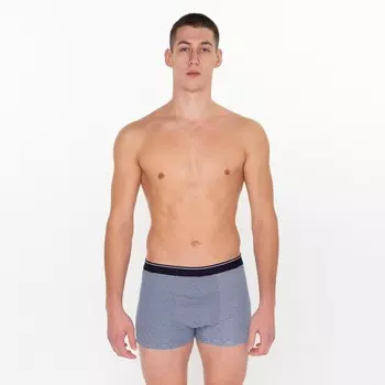 Трусы мужские боксеры, цвет синий/белый, размер 54