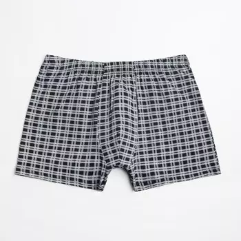 Трусы мужские боксеры, цвет темно-серый, размер 52