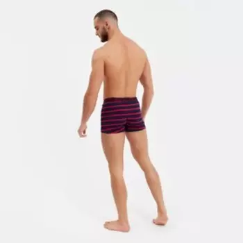 Трусы мужские боксеры, цвет тёмно-синий/красный, размер 48-50 (L)