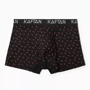 Трусы мужские боксеры KAFTAN "Перчики", цвет черный размер 46