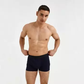 Трусы мужские боксеры MINAKU, размер 56, тёмно-синие