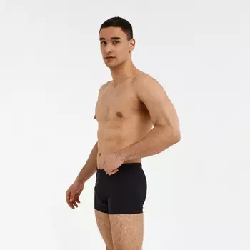 Трусы мужские боксеры с гульфиком MINAKU цвет чёрный, р-р 44