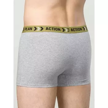 Трусы мужские, размер 52, цвет светло-серый