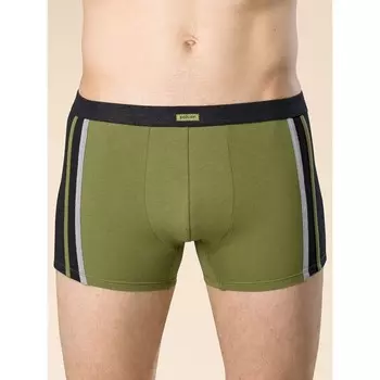 Трусы мужские, размер 52, цвет зелёный