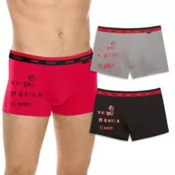 Трусы мужские, размер L, цвет красный