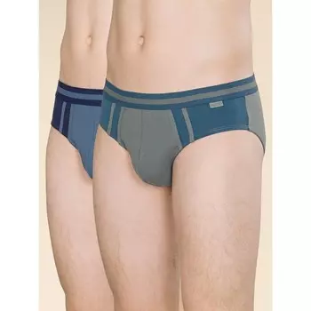 Трусы мужские, размер XXL, цвет джинс, тёмно-серый, 2 шт