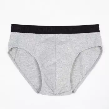 Трусы мужские слипы, цвет серый, размер 52