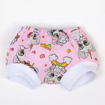 Трусы на подгузник, цвет розовый, рост 74 см