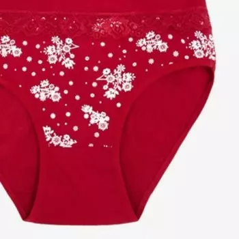 Трусы женские слипы Collorista, цвет бордовый, размер 48-50