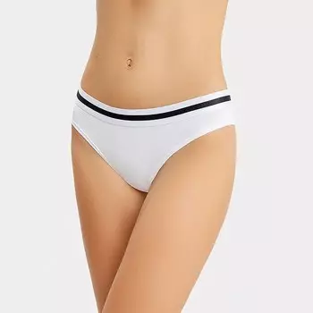 Трусы женские бразильяна, цвет белый, размер 46 (M)