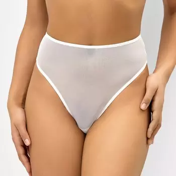 Трусы женские бразильяна, цвет белый, размер 48