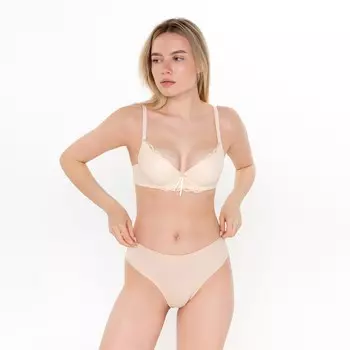 Трусы женские бразильяна, цвет бежевый, размер 50