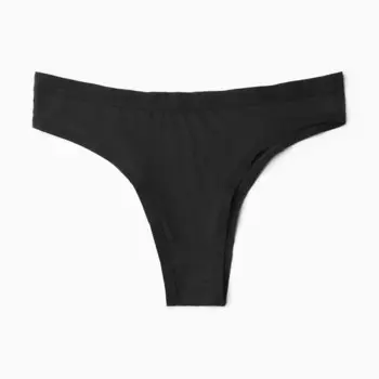 Трусы женские бразильяна, цвет чёрный, размер M