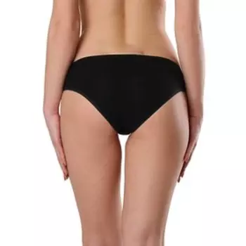 Трусы женские бразильяна, цвет чёрный, размер 50