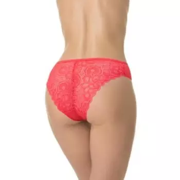 Трусы женские бразильяна , цвет красный, размер 46 (M)