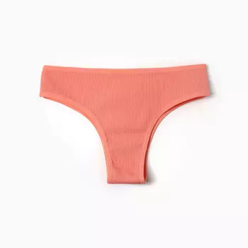 Трусы женские бразильяна, цвет лососевый, размер 50 (XL)