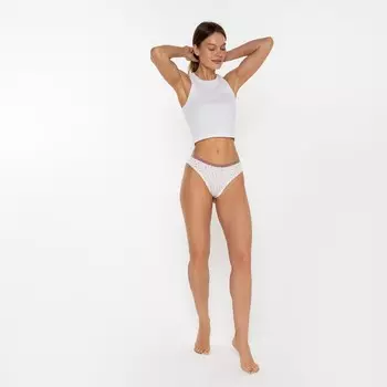 Трусы женские бразильяна, цвет молочный, размер 50