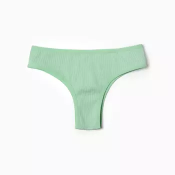 Трусы женские бразильяна, цвет мятный, размер 44 (S)